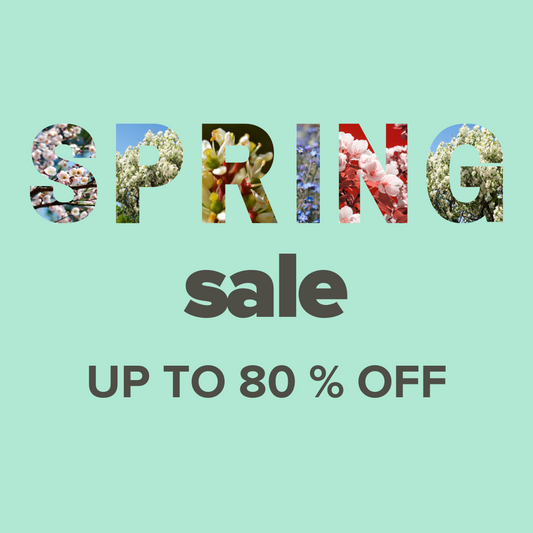 Spring sale - up to 80% off
