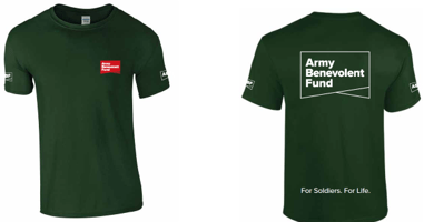 Army Benevolent Fund green T-shirt - Army Benevolent Fund