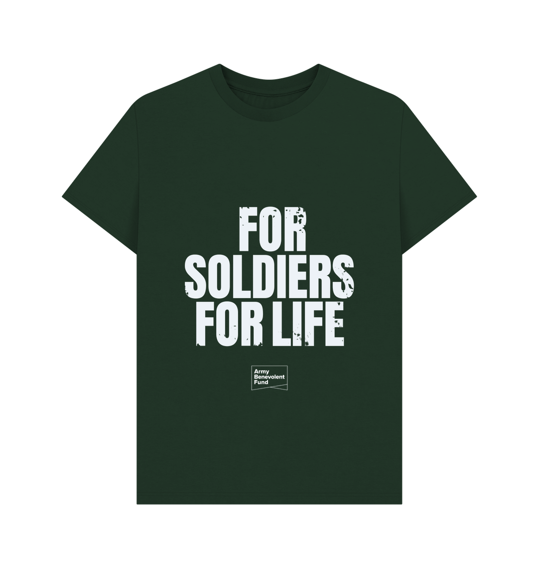 For Soldiers For Life Organic Cotton T-shirt - Army Benevolent Fund