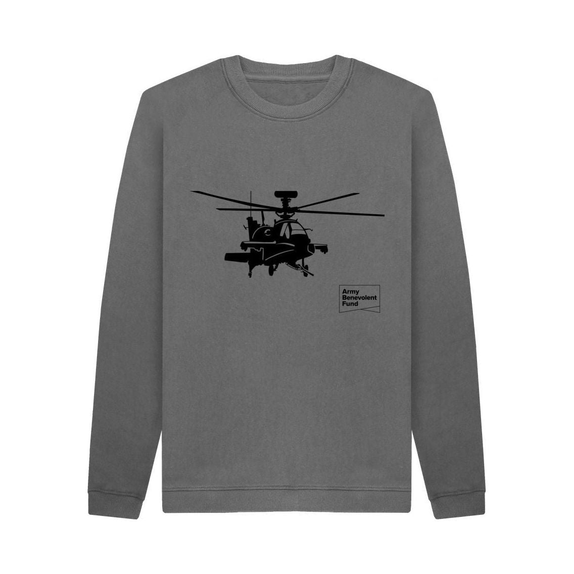 Slate Grey Helicopter Silhouette Jumper
