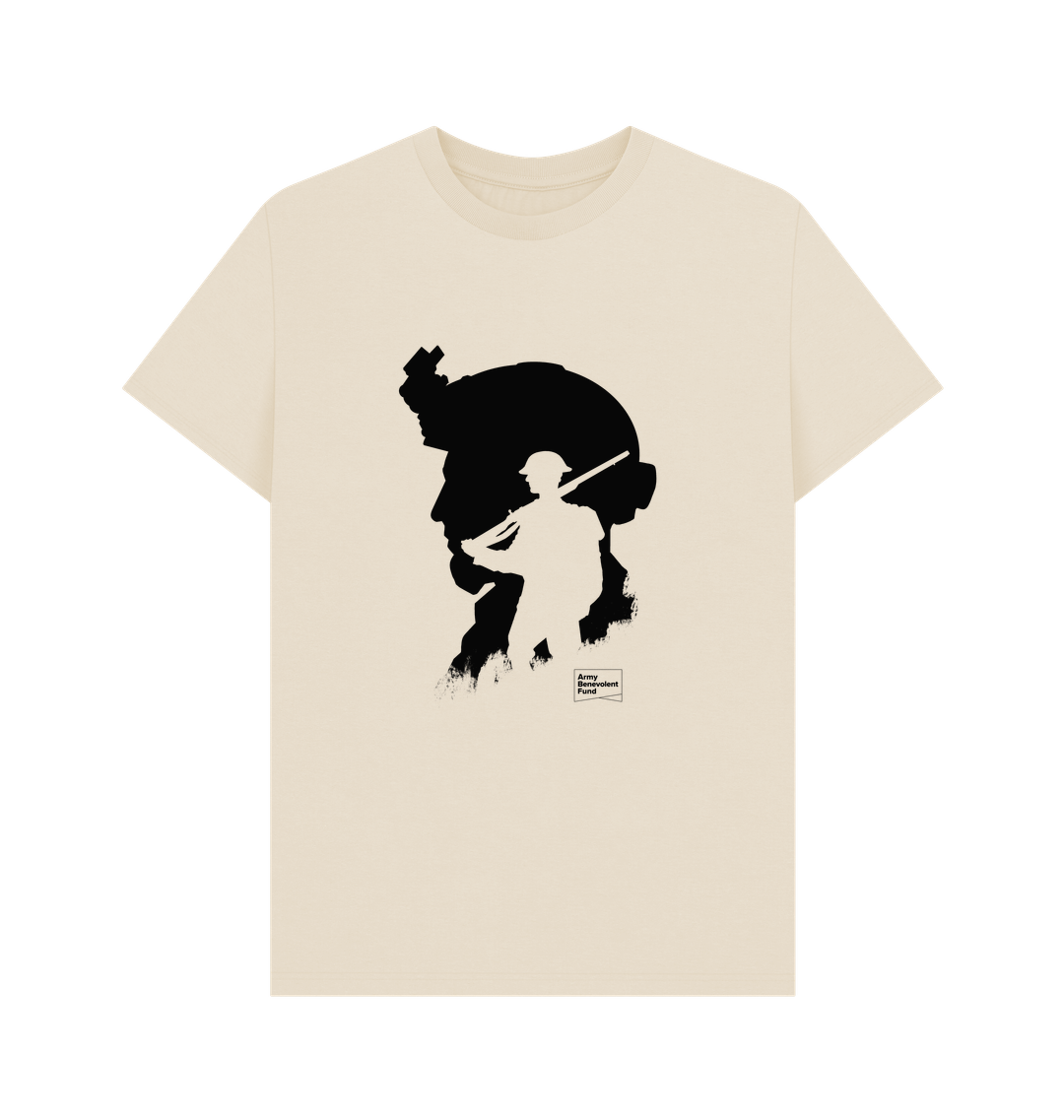 Soldier Silhouette Organic T-shirt - Army Benevolent Fund