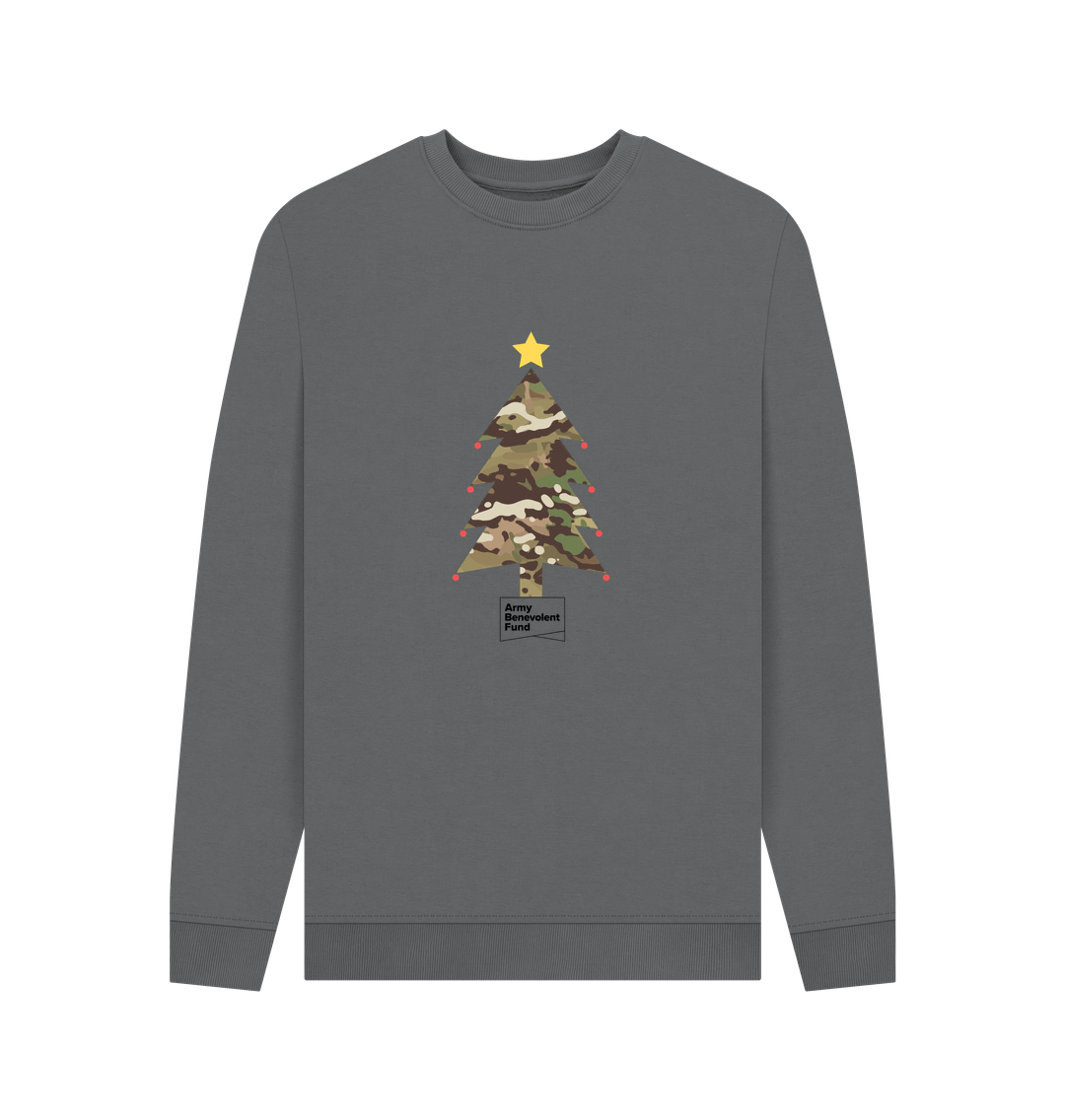 Unisex camouflage Christmas tree jumper - Army Benevolent Fund