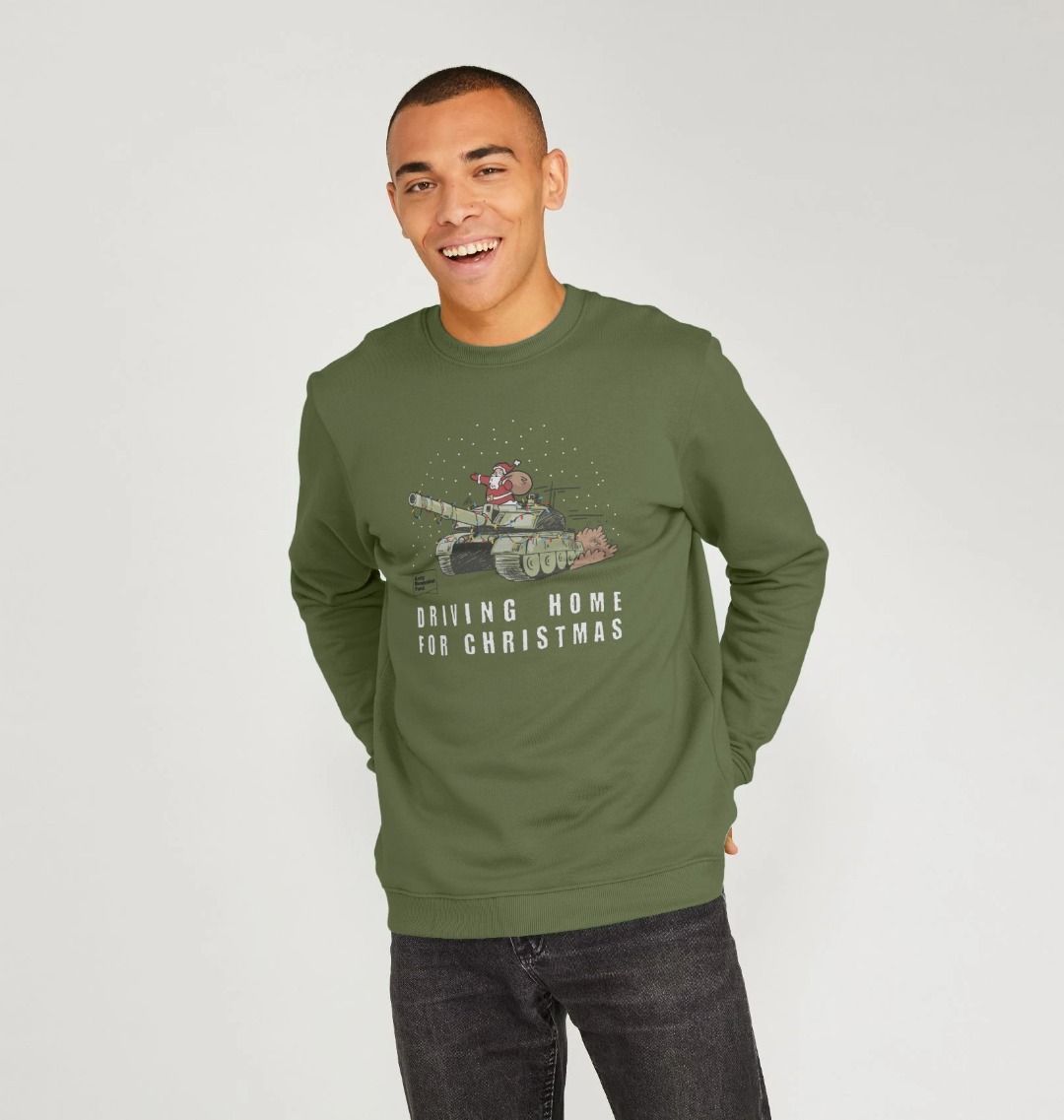 Unisex "Driving home for Christmas" jumper - Army Benevolent Fund