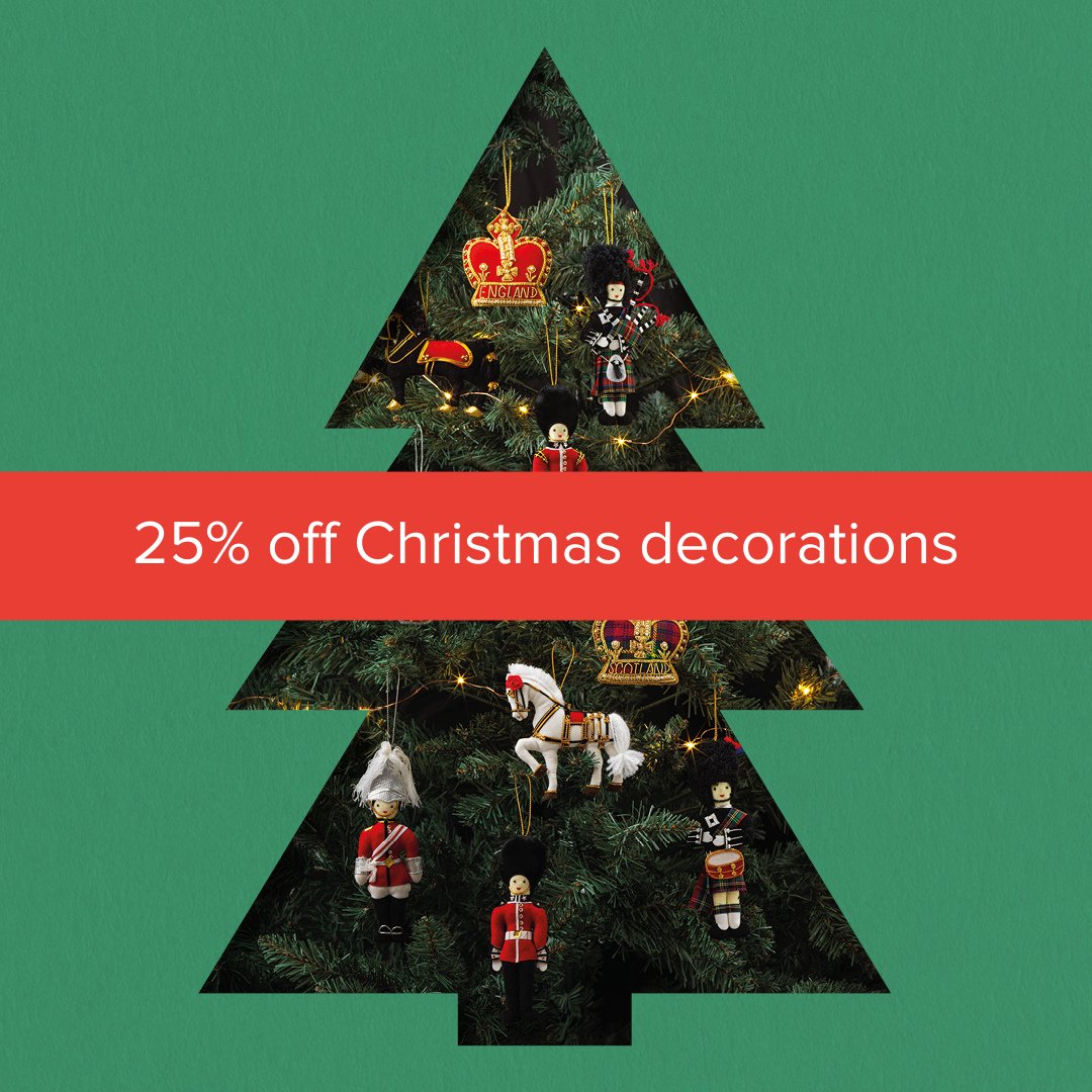 25% off Christmas decorations