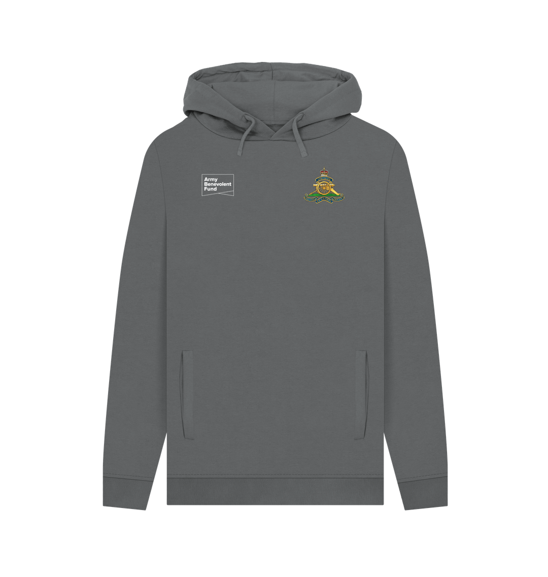 Slate Grey Printed Hoody Front