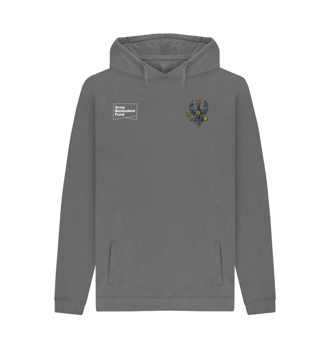 Slate Grey Printed Hoody