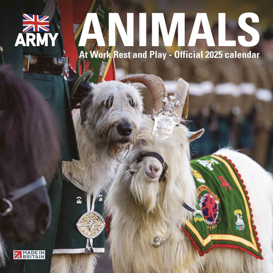 2025 Army animals calendar - Army Benevolent Fund