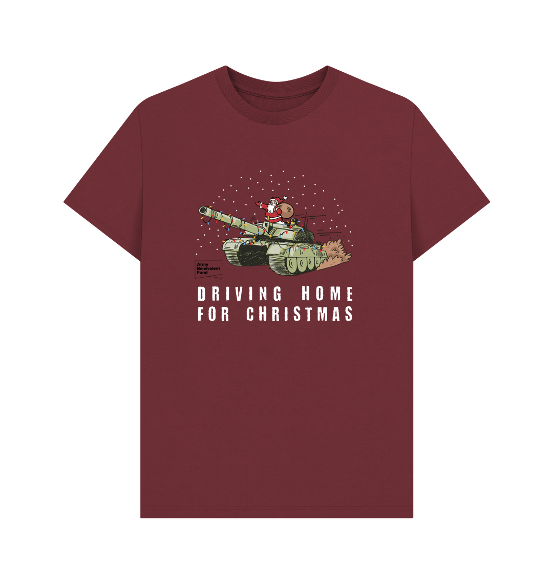 Red Wine Unisex \"Driving home for Christmas\" T-shirt