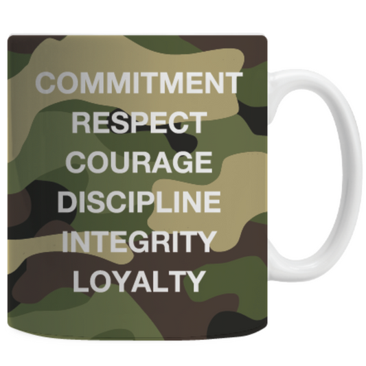 Camouflage mug