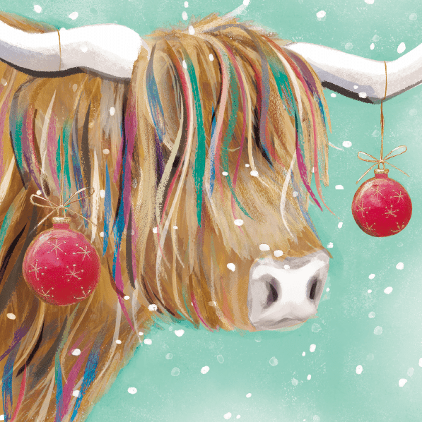 A Highland Christmas pack of 10 Christmas cards