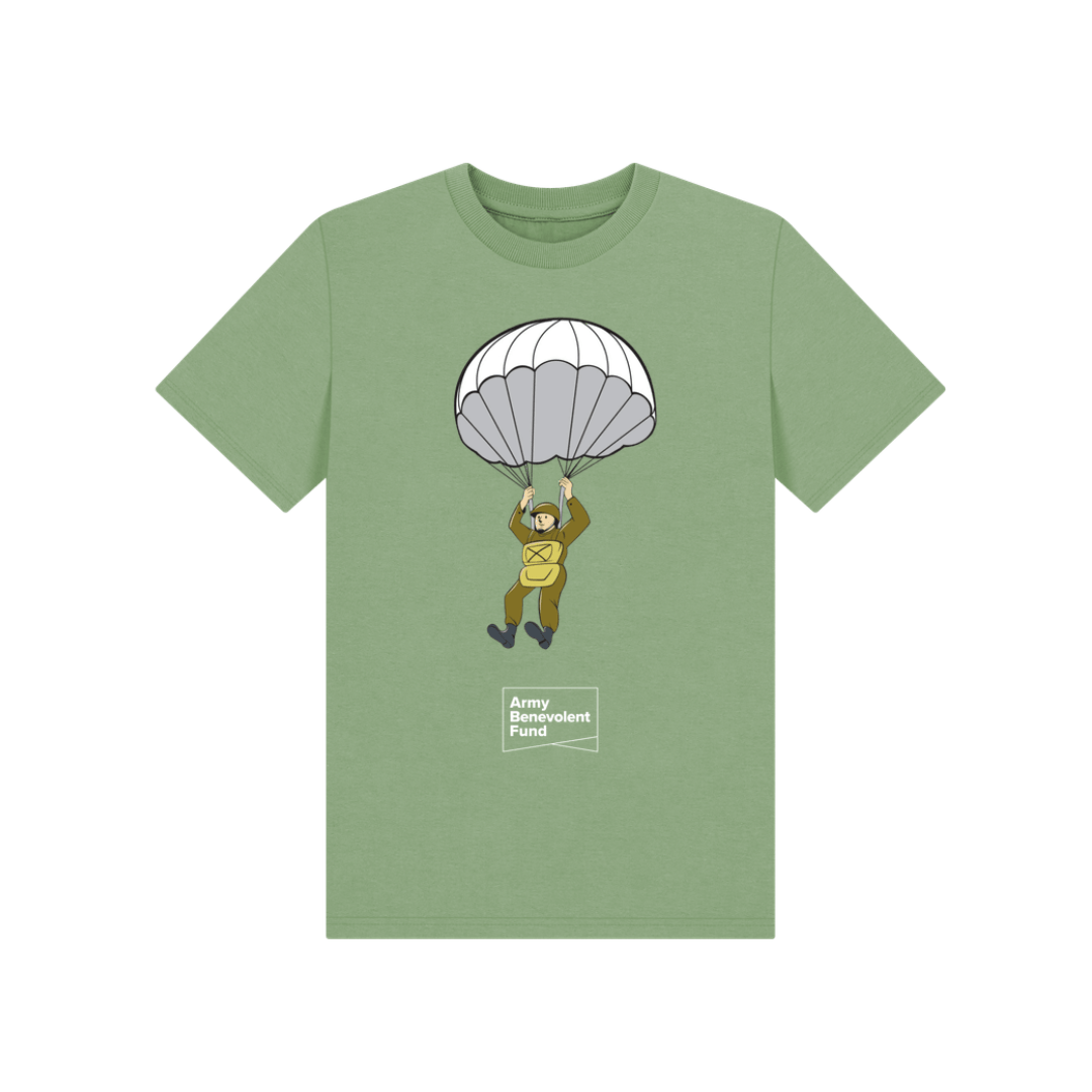 Army parachutist kids T-shirt - Army Benevolent Fund