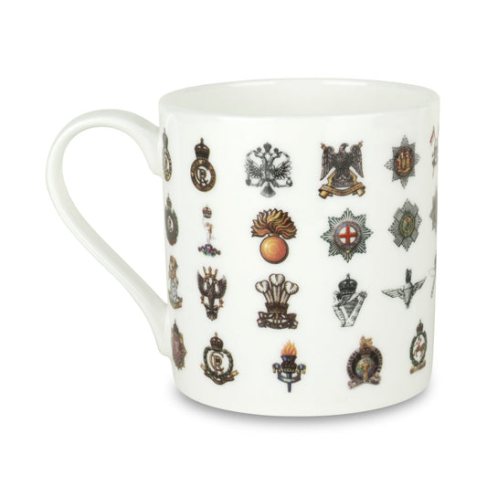 Bone China cap badge mug - Army Benevolent Fund