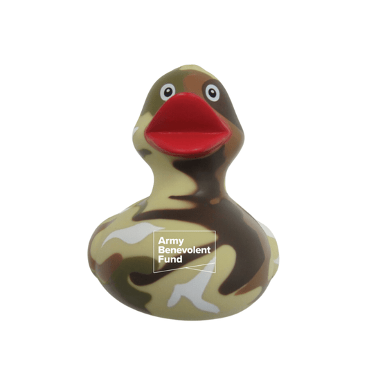 Camouflage Rubber Duck with ABF logo - Army Benevolent Fund