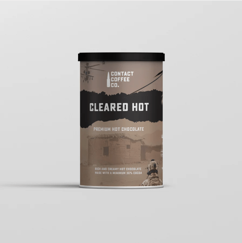 Contact Coffee Co. Cleared Hot Premium Hot Chocolate - Army Benevolent Fund
