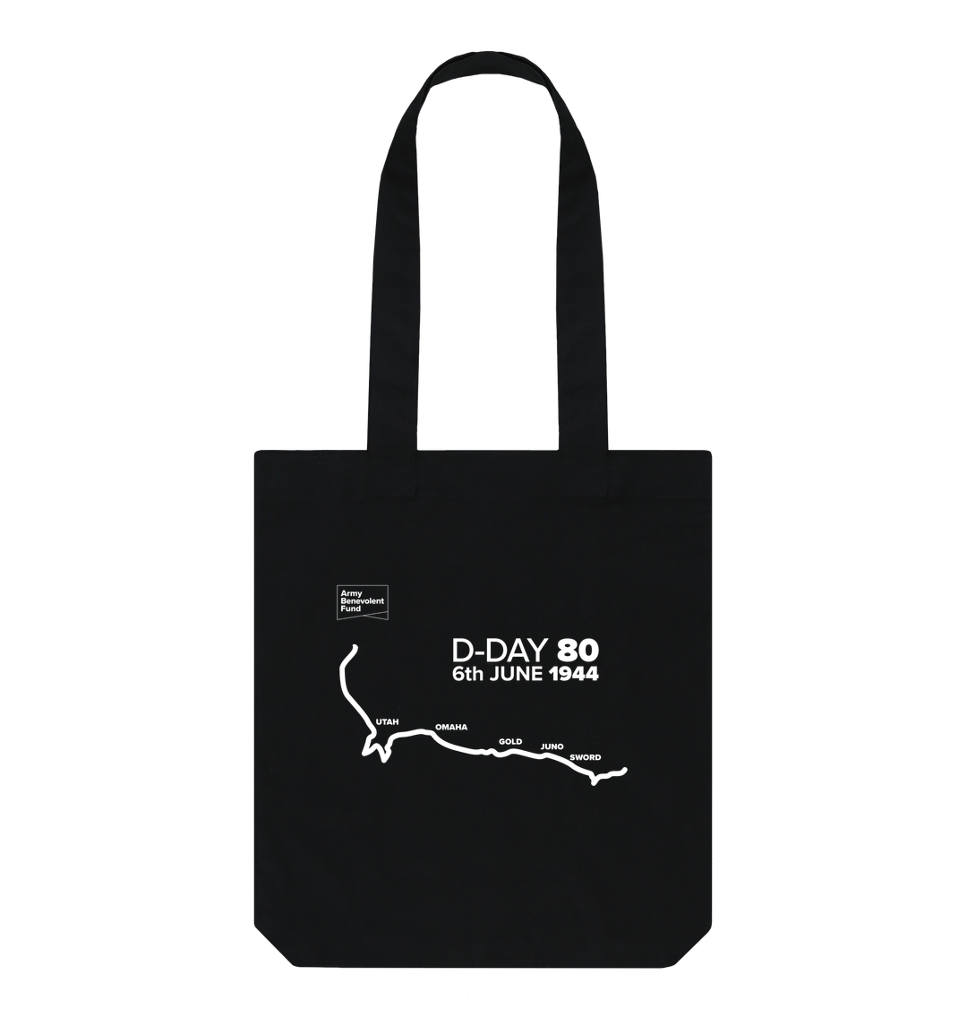 D-Day 80 map tote bag - Army Benevolent Fund