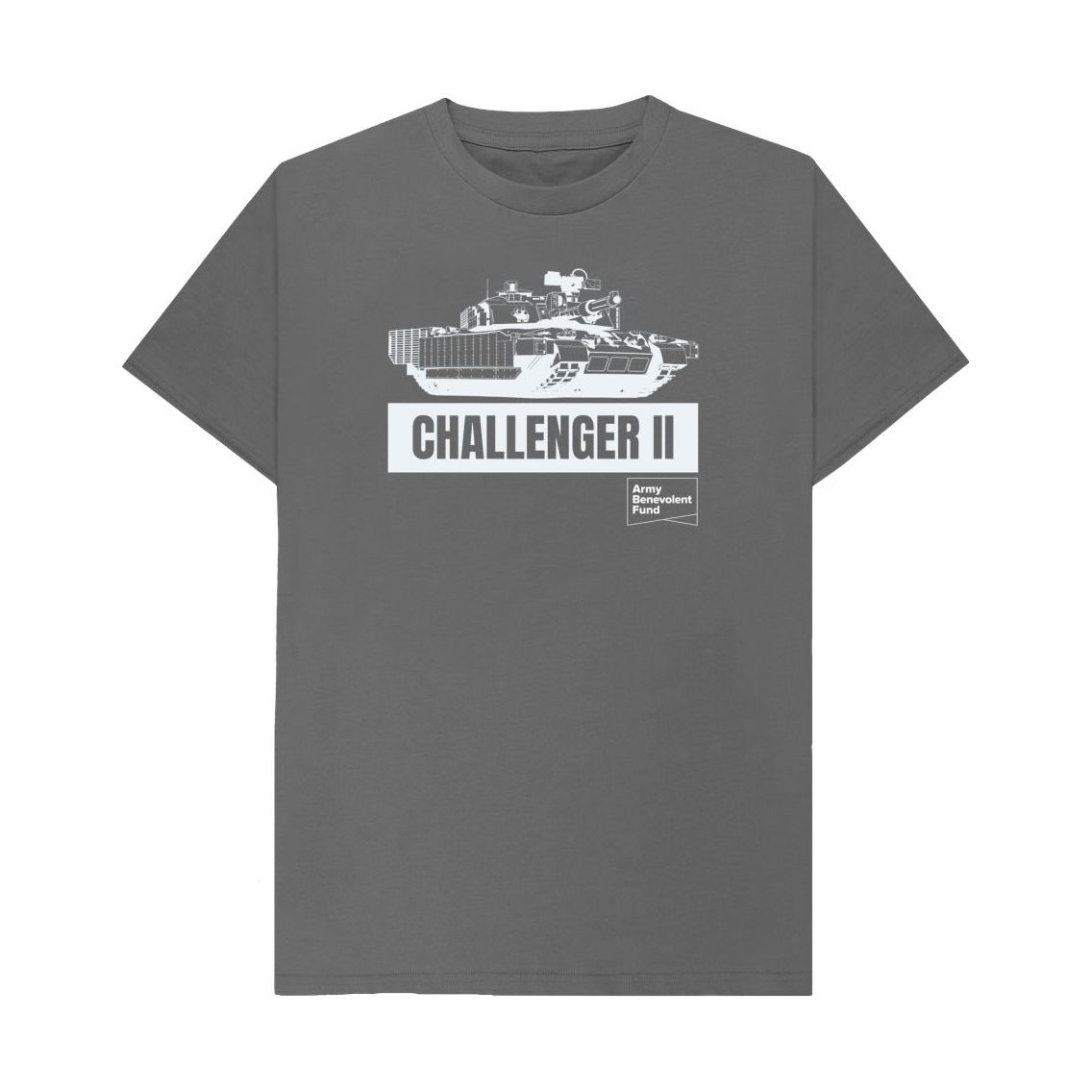 Slate Grey Challenger II Organic T-shirt