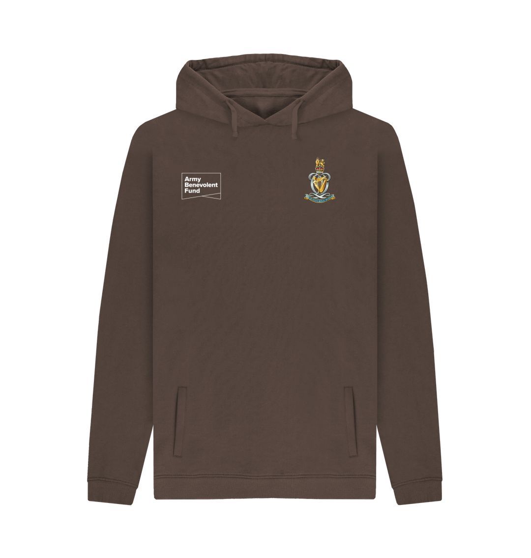 Chocolate The Queen's Royal Hussars Unisex Hoodie