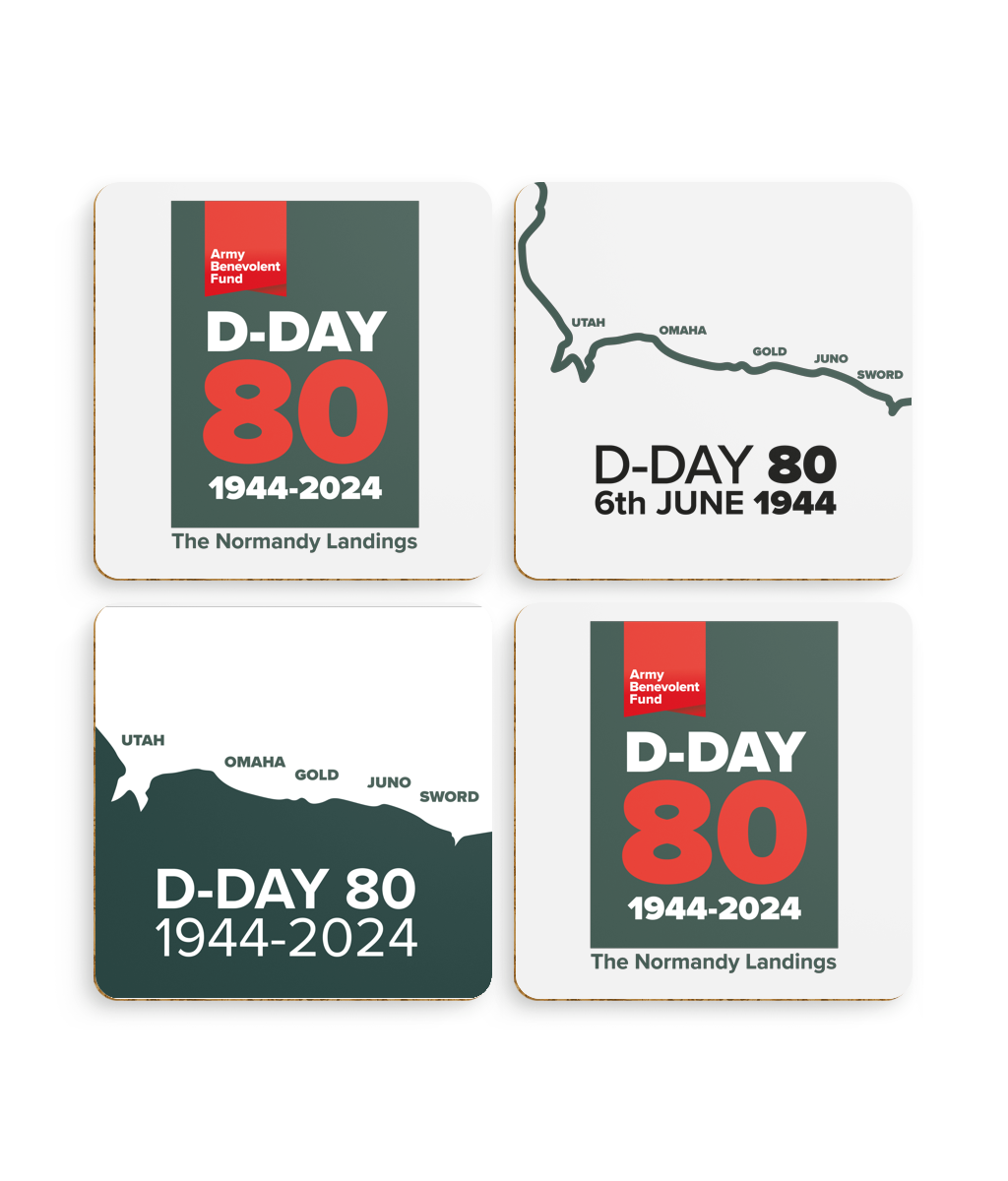 D-Day 80 pack of 4 coasters