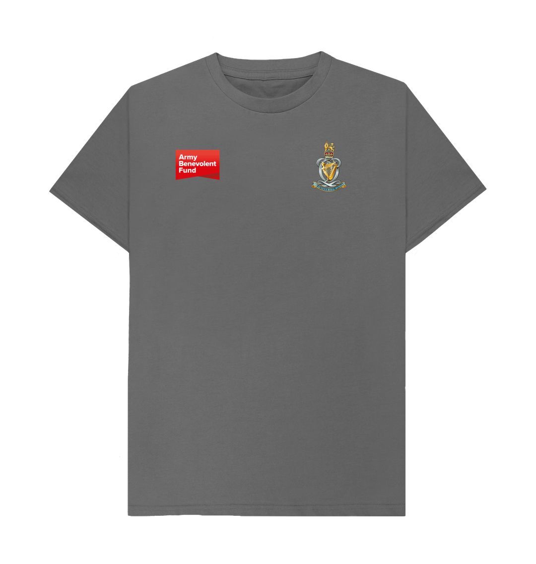 Slate Grey The Queen's Royal Hussars Unisex T-shirt