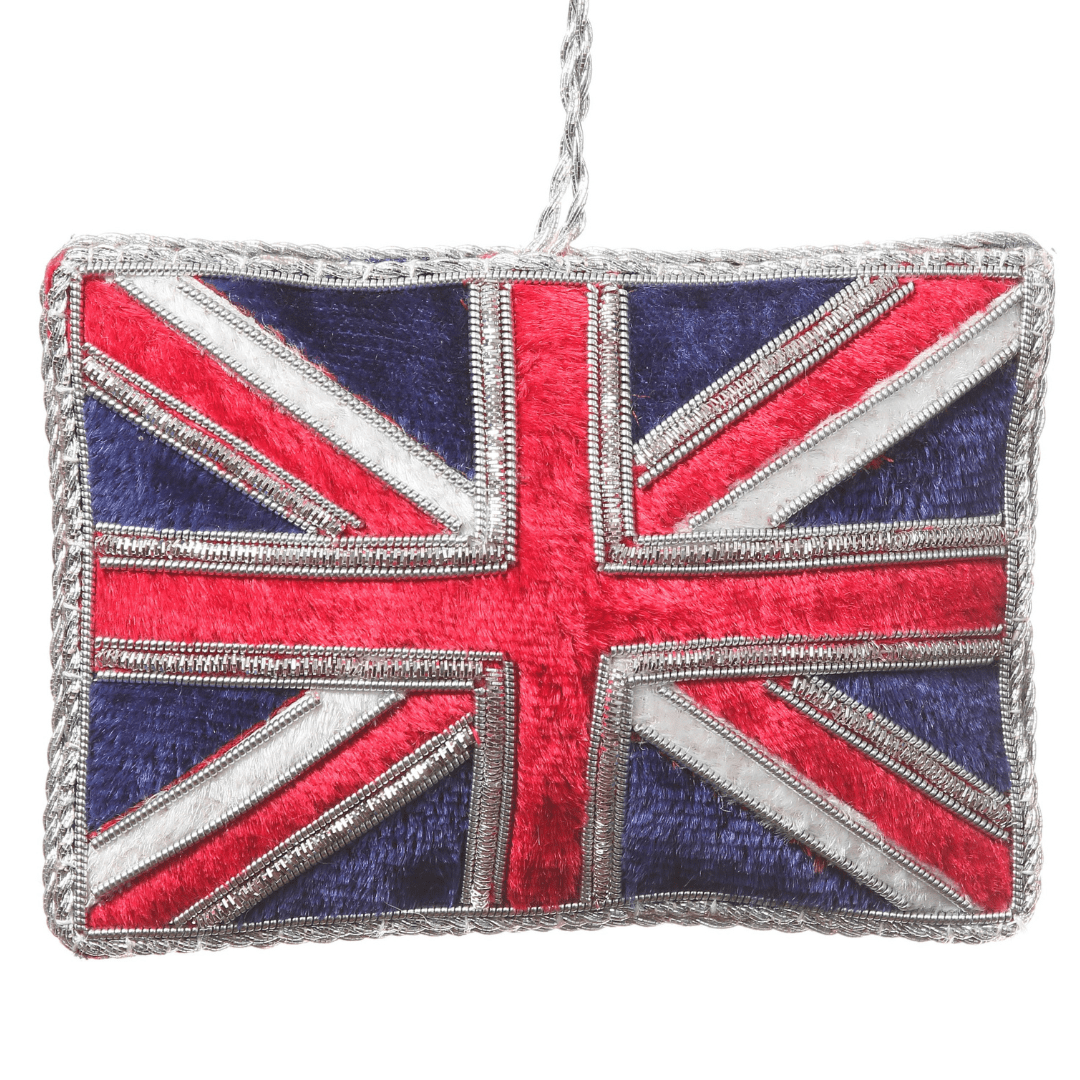 Embroidered Union Jack Christmas decoration - Army Benevolent Fund