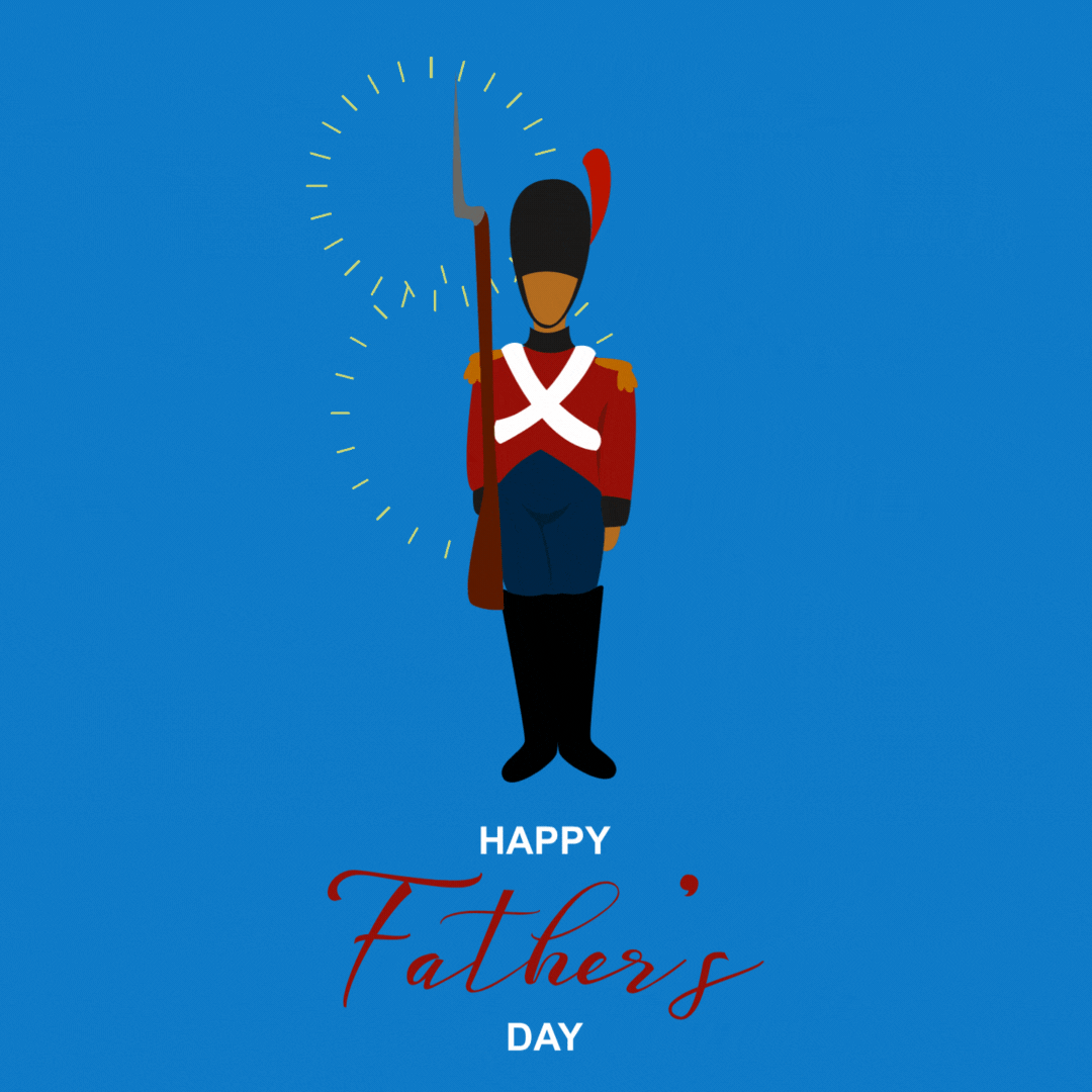 Father's Day soldier e-card