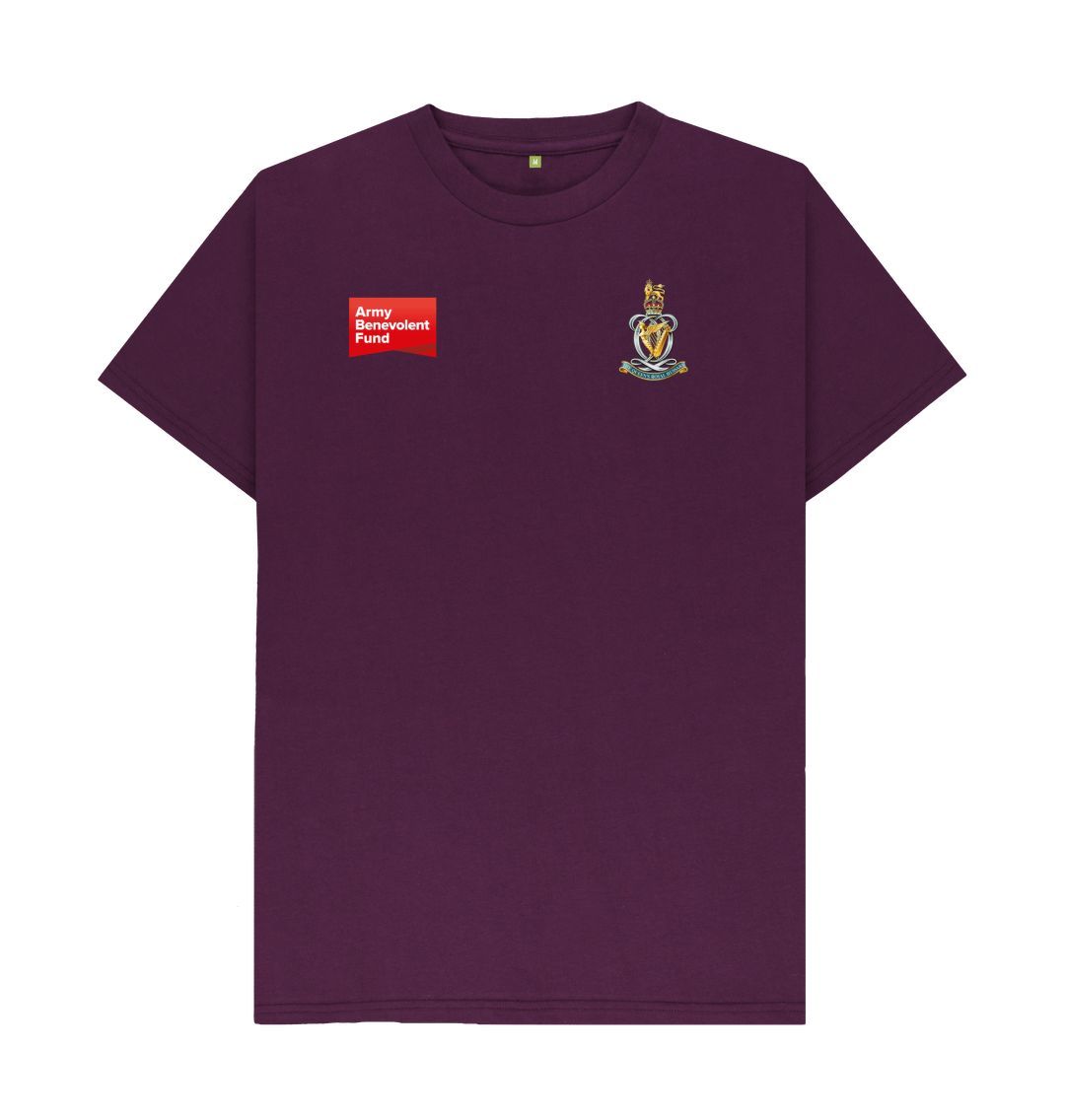 Purple The Queen's Royal Hussars Unisex T-shirt