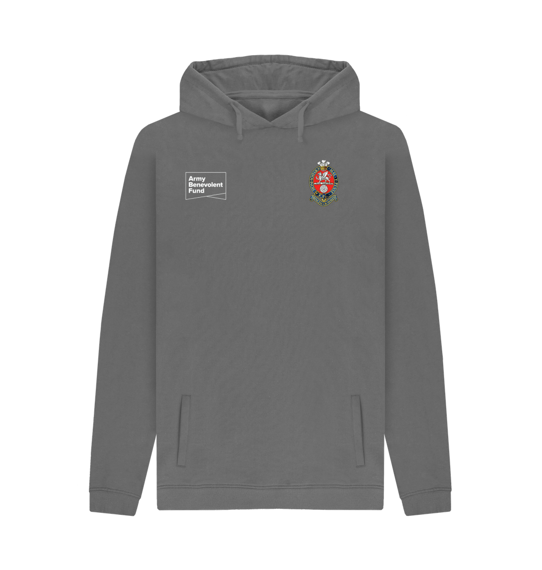 Slate Grey Printed Hoody