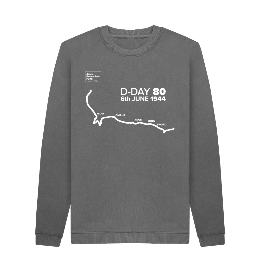 Slate Grey D-Day 80 map jumper