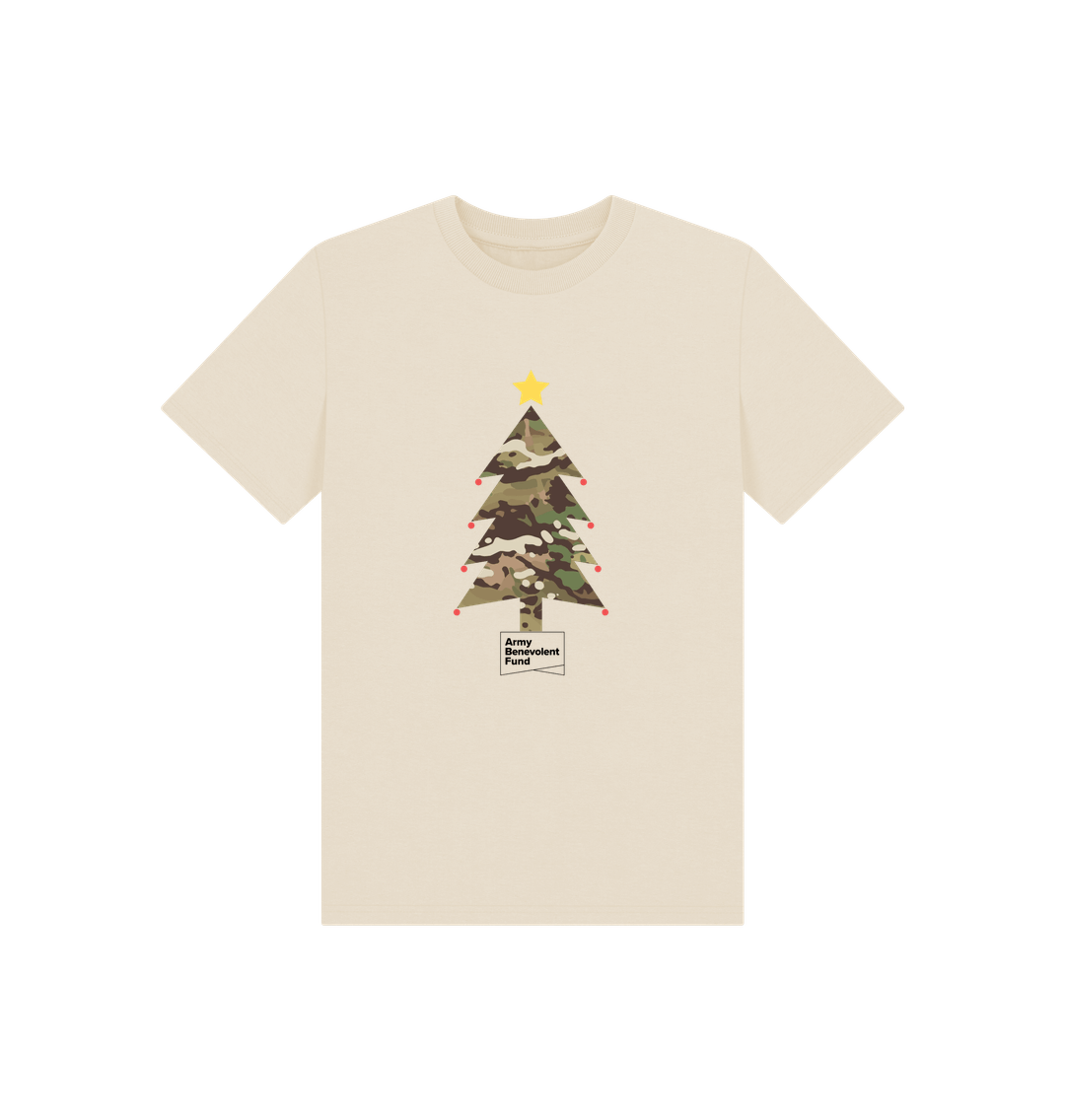 Kids camouflage Christmas tree T - shirt - Army Benevolent Fund