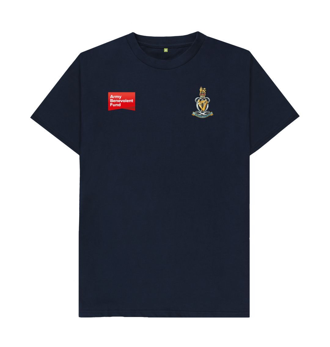 Navy Blue The Queen's Royal Hussars Unisex T-shirt