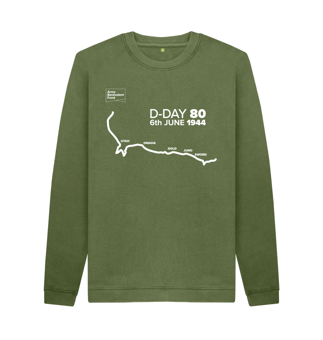 Khaki D-Day 80 map jumper