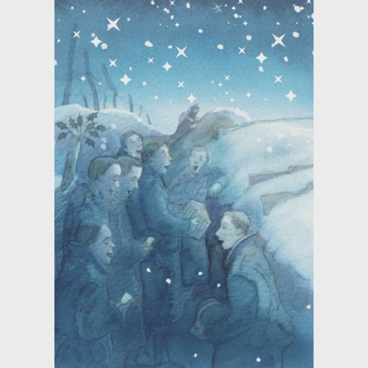 Carols in the trenches Christmas e-card