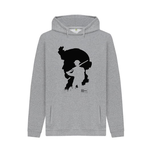 Soldier Silhouette Organic Hoodie - Army Benevolent Fund