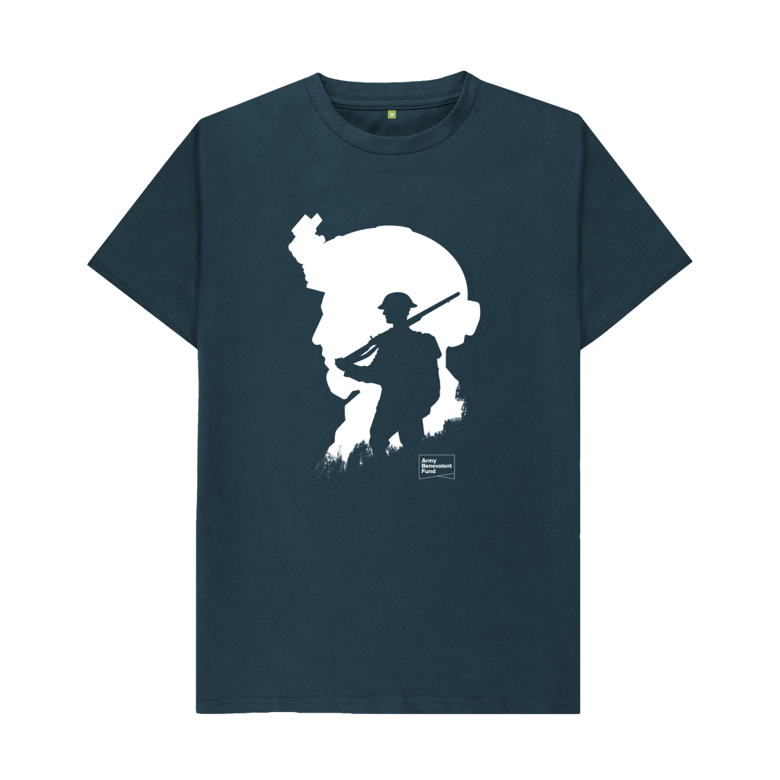 Soldier Silhouette Organic T-shirt. - Army Benevolent Fund