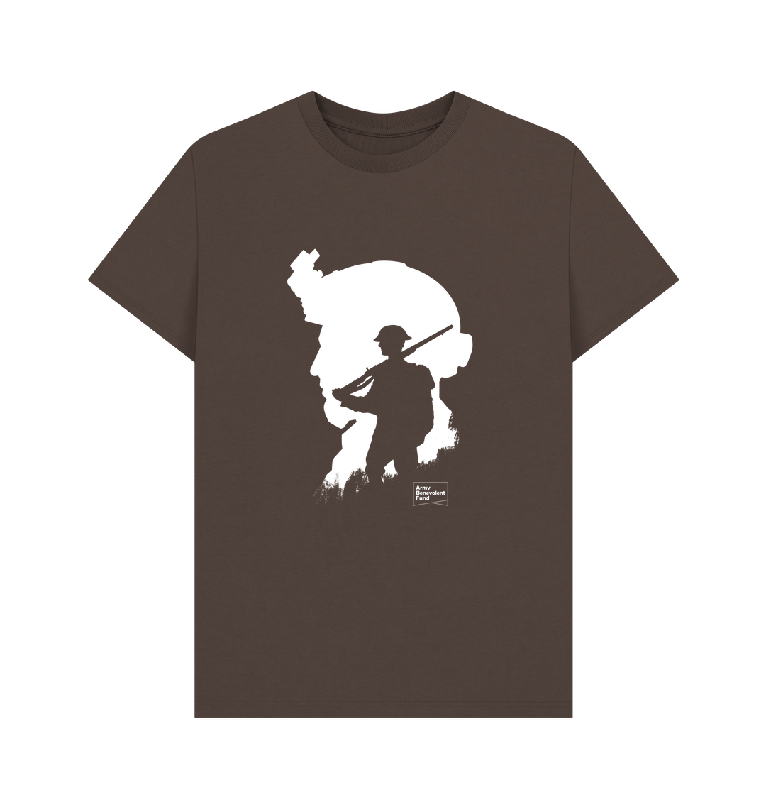 Soldier Silhouette Organic T-shirt. - Army Benevolent Fund