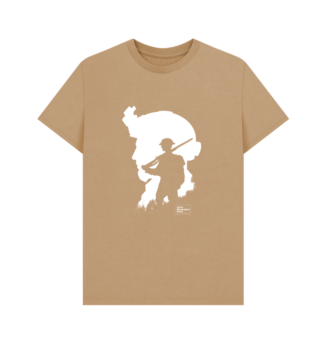 Soldier Silhouette Organic T-shirt. - Army Benevolent Fund