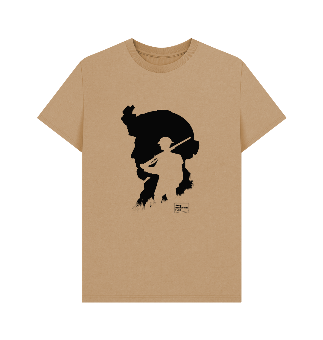 Soldier Silhouette Organic T-shirt - Army Benevolent Fund