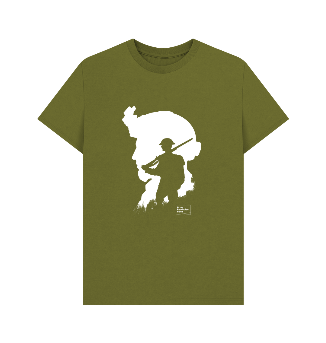 Soldier Silhouette Organic T-shirt. - Army Benevolent Fund