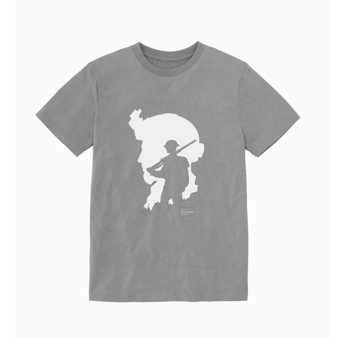 Soldier Silhouette Organic T-shirt. - Army Benevolent Fund