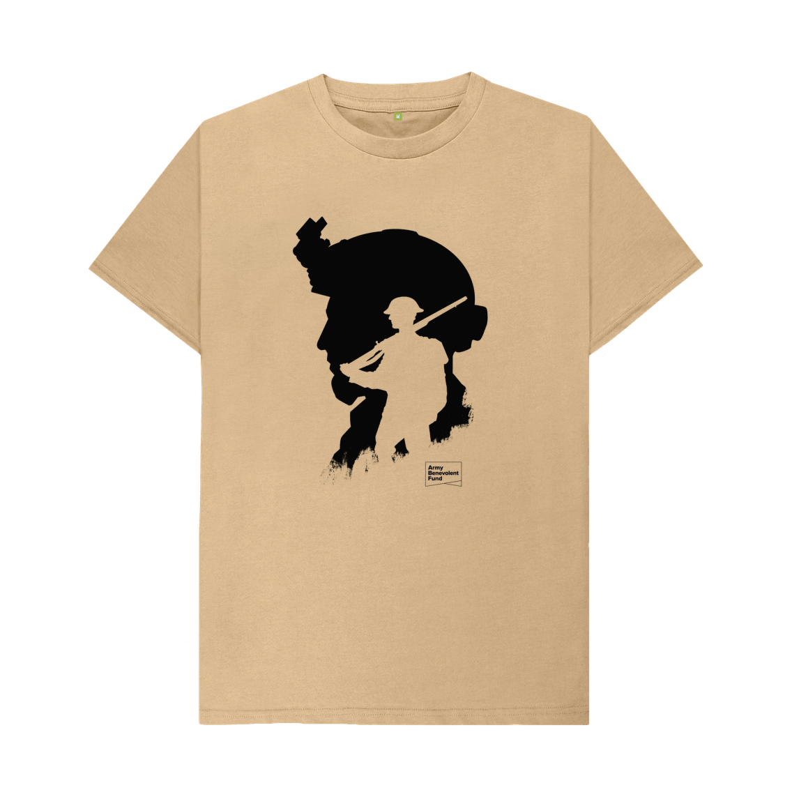 Soldier Silhouette Organic T-shirt - Army Benevolent Fund