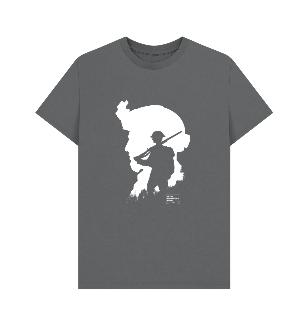 Soldier Silhouette Organic T-shirt. - Army Benevolent Fund