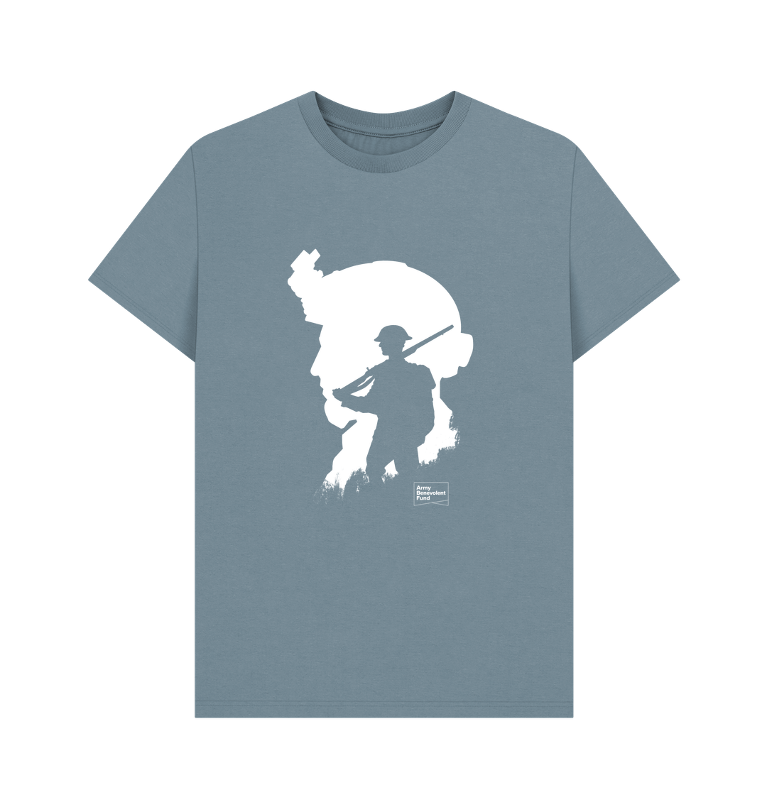 Soldier Silhouette Organic T-shirt. - Army Benevolent Fund