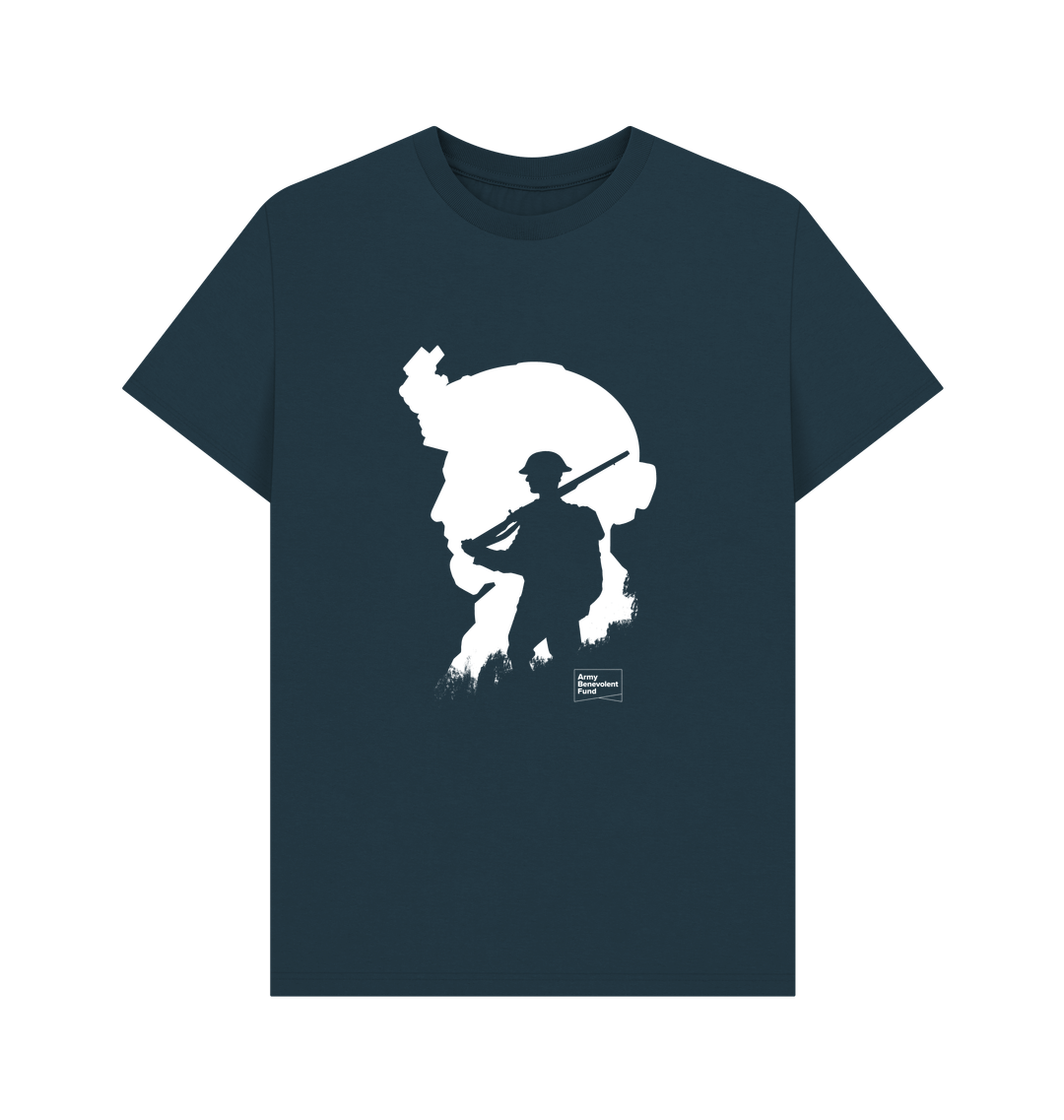 Soldier Silhouette Organic T-shirt. - Army Benevolent Fund