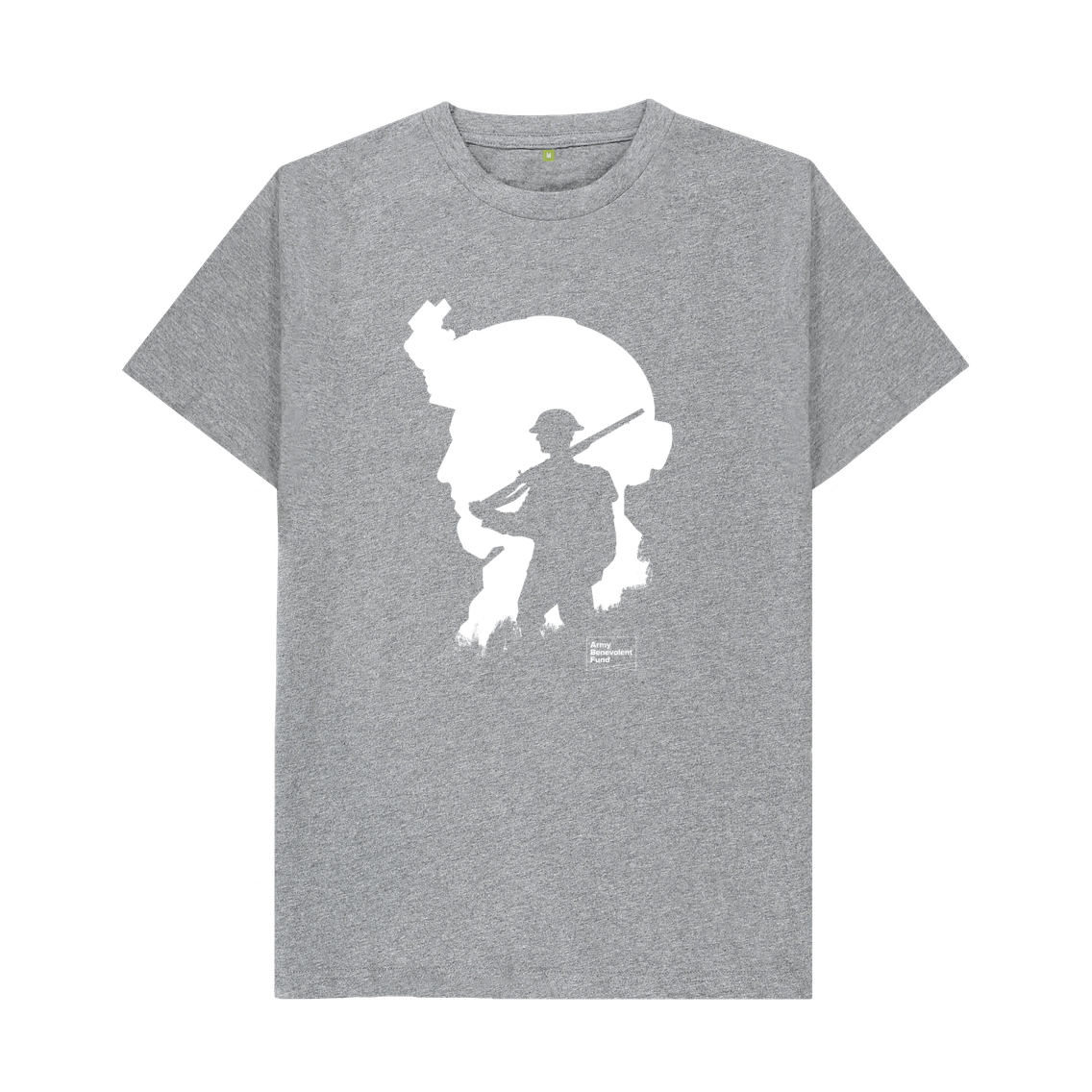 Soldier Silhouette Organic T-shirt. - Army Benevolent Fund