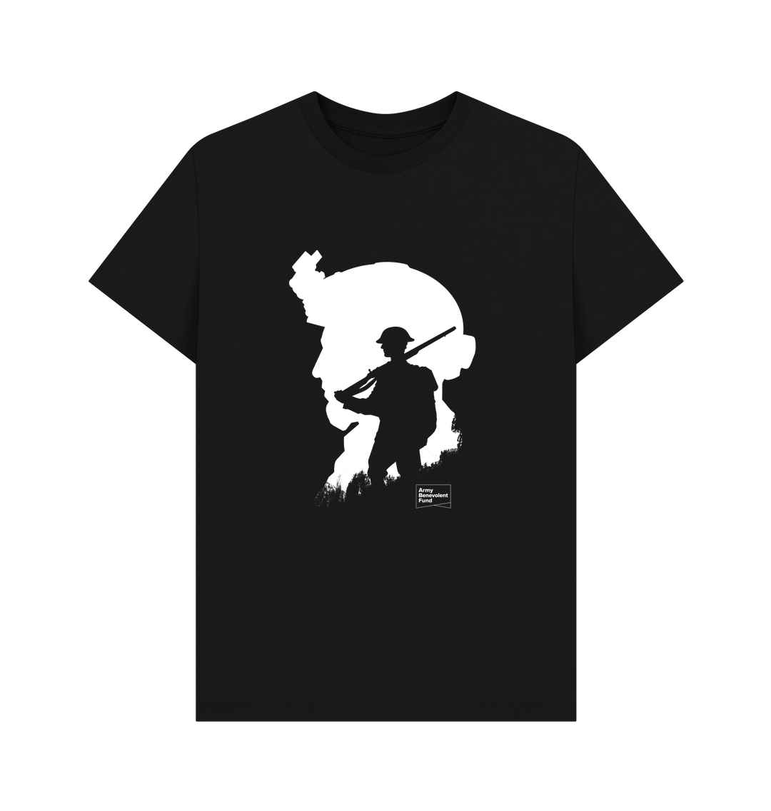 Soldier Silhouette Organic T-shirt. - Army Benevolent Fund