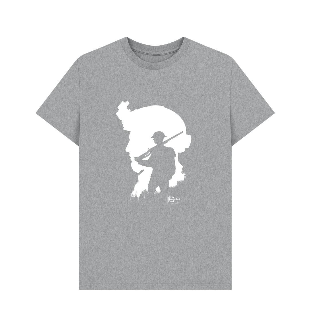 Soldier Silhouette Organic T-shirt. - Army Benevolent Fund