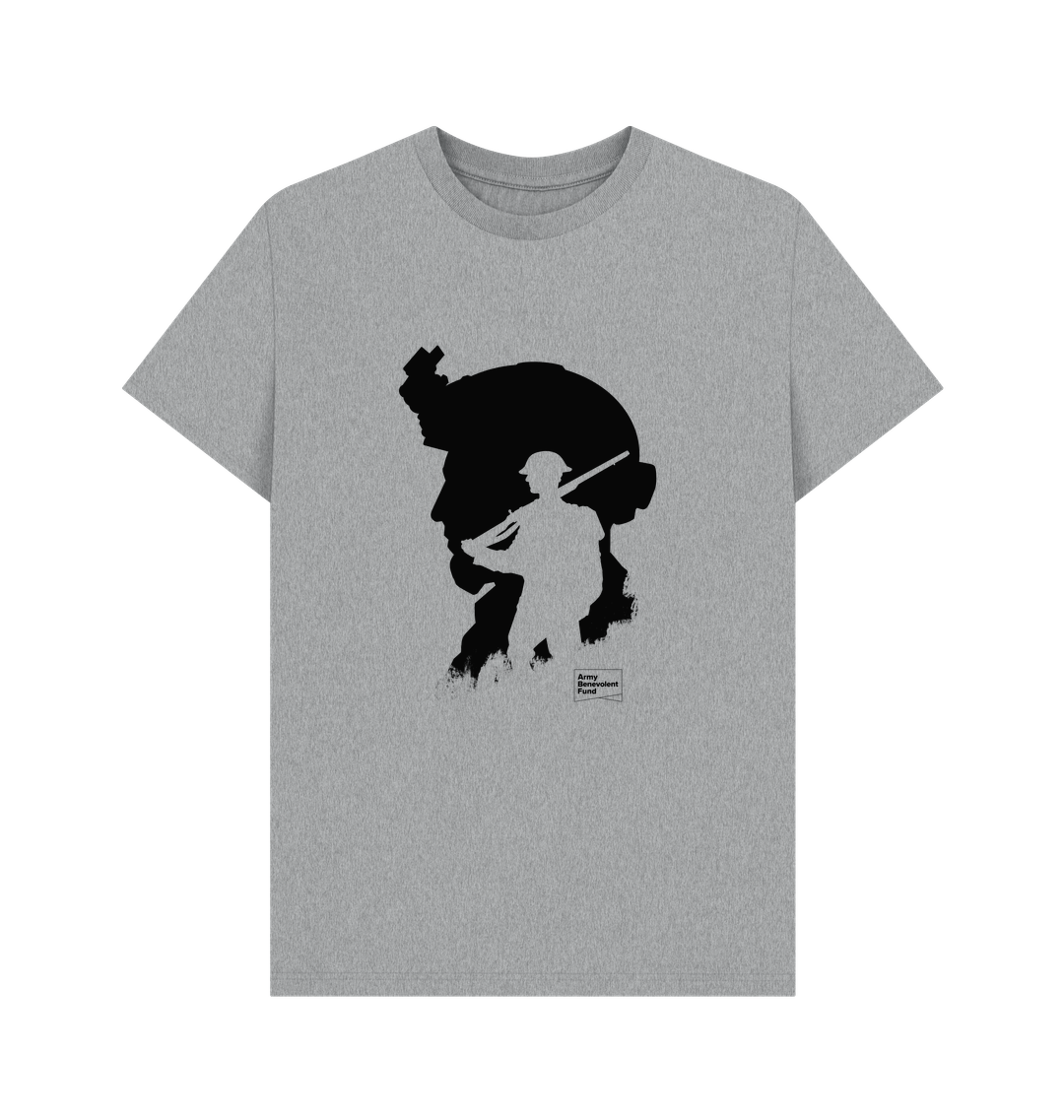 Soldier Silhouette Organic T-shirt - Army Benevolent Fund