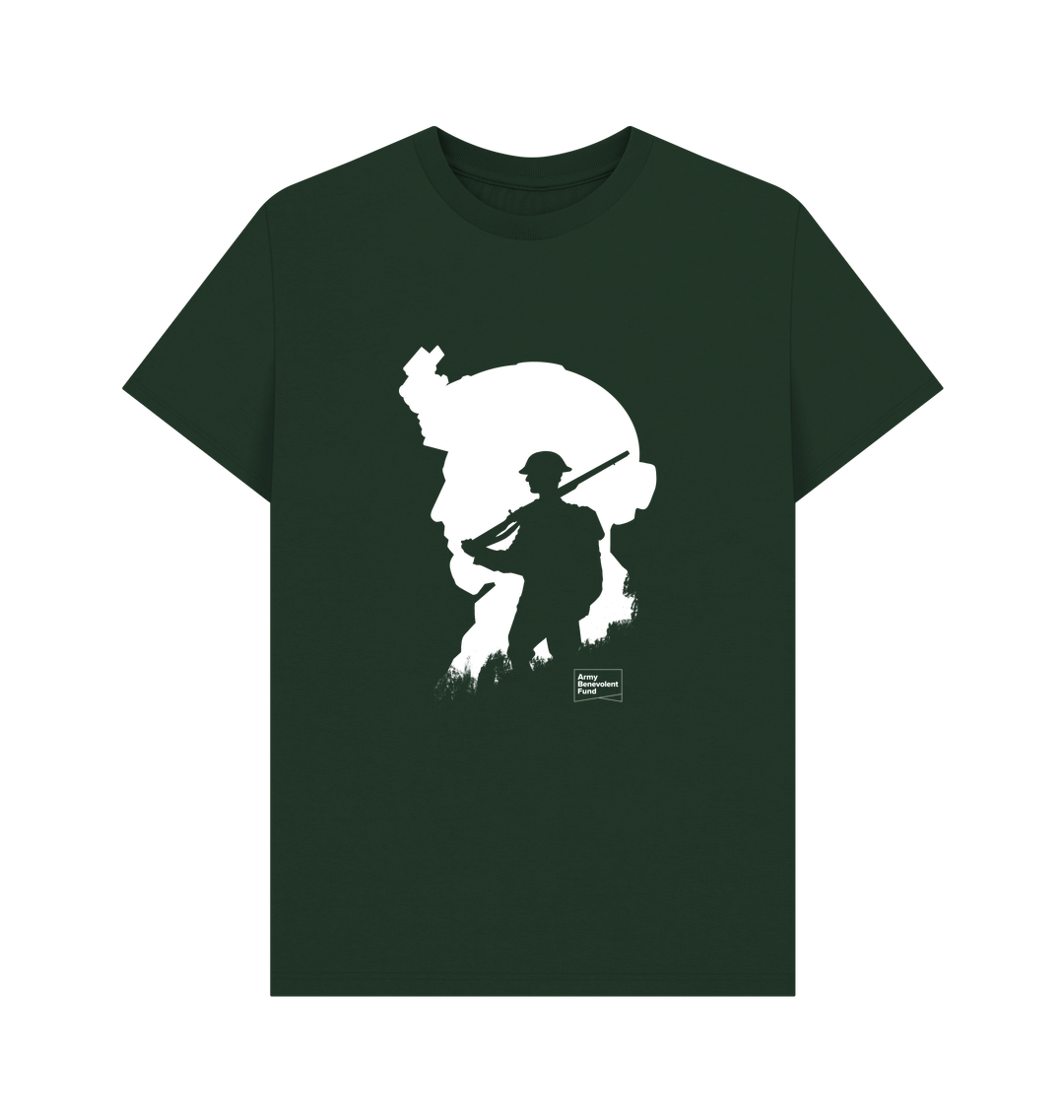 Soldier Silhouette Organic T-shirt. - Army Benevolent Fund