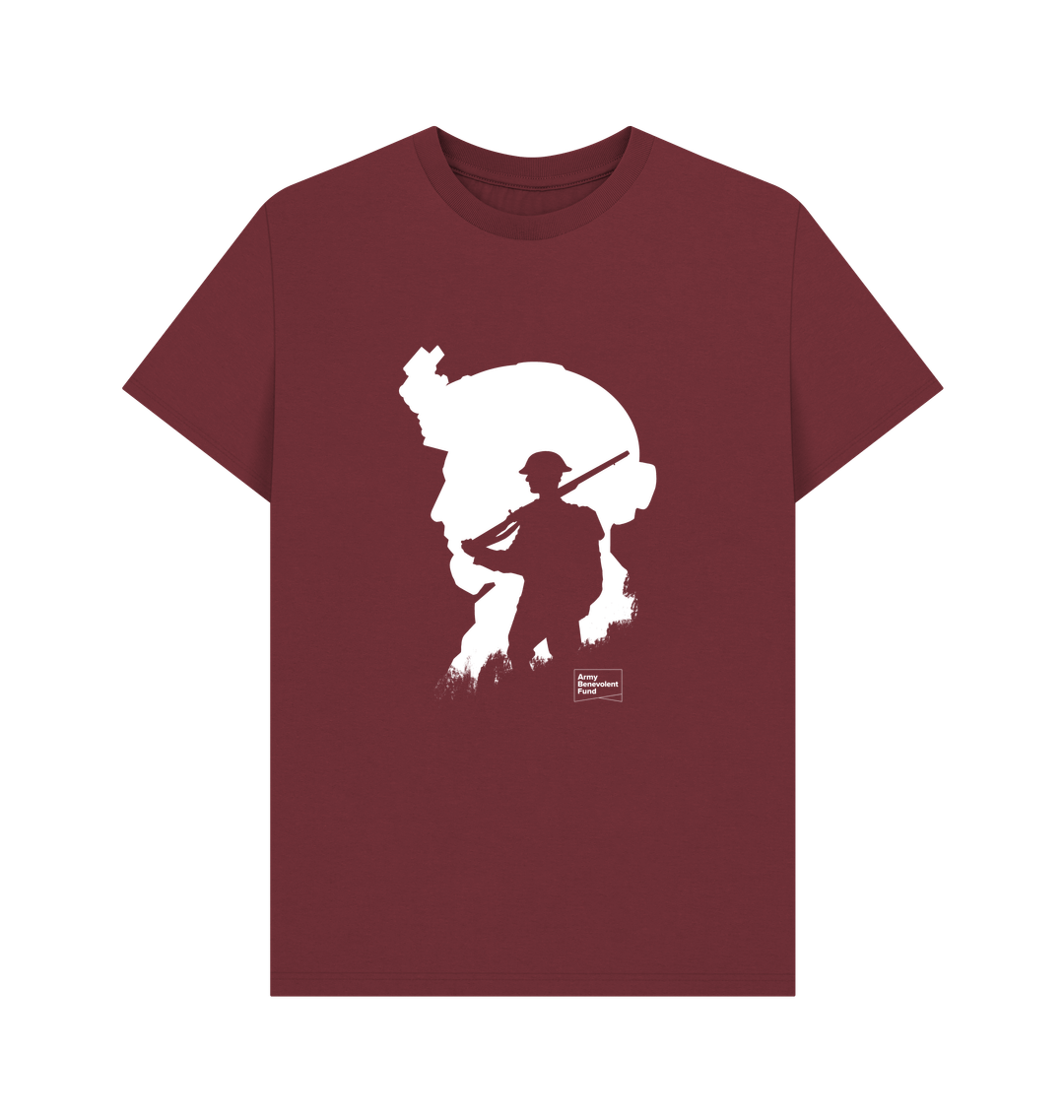 Soldier Silhouette Organic T-shirt. - Army Benevolent Fund