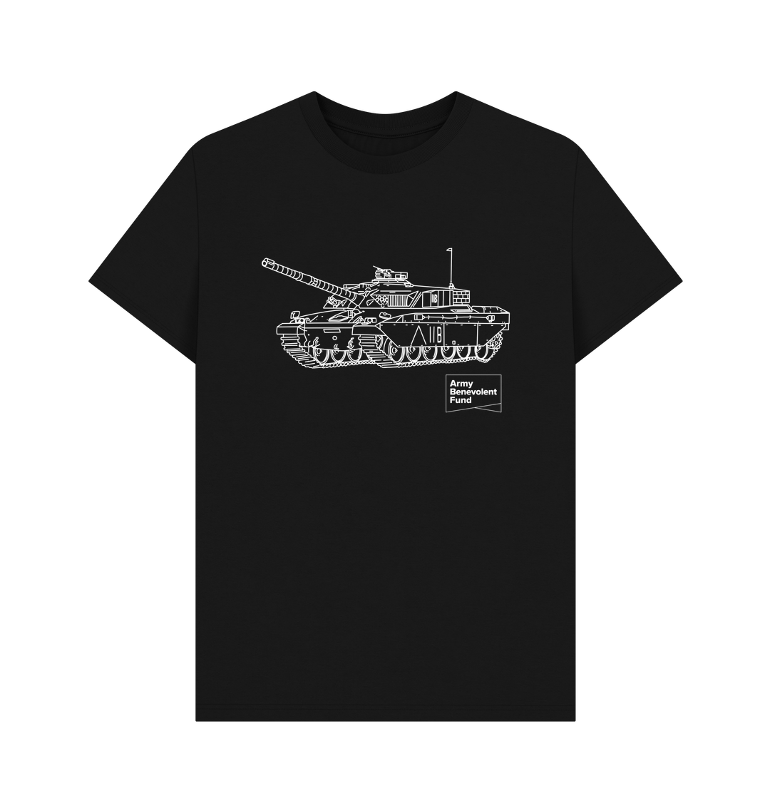 Tank Drawing Organic T-shirt - Army Benevolent Fund
